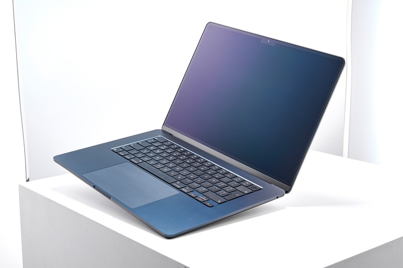 Apple MacBook Air laptops displayed in store during global memory shortage