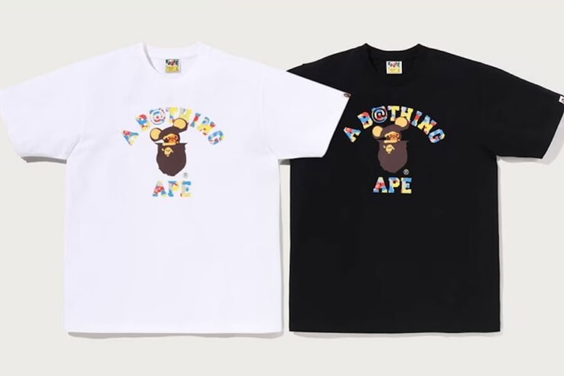 BAPE and MEDICOM TOY Revive 2003 Camo for 30th Anniversary Collection bearbrick bape sta