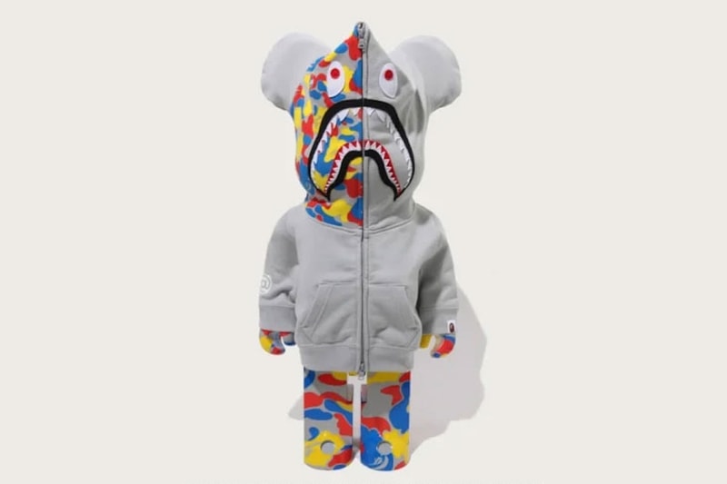 BAPE and MEDICOM TOY Revive 2003 Camo for 30th Anniversary Collection bearbrick bape sta