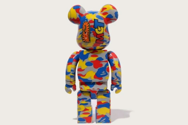 BAPE and MEDICOM TOY Revive 2003 Camo for 30th Anniversary Collection bearbrick bape sta