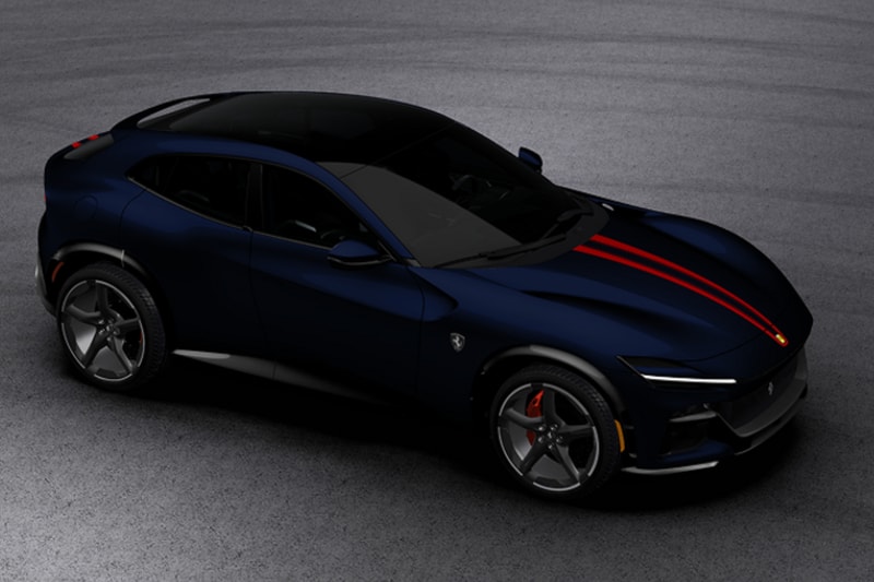 Ferrari Purosangue American Grand Tour Atelier SUV in bespoke U.S.-inspired livery