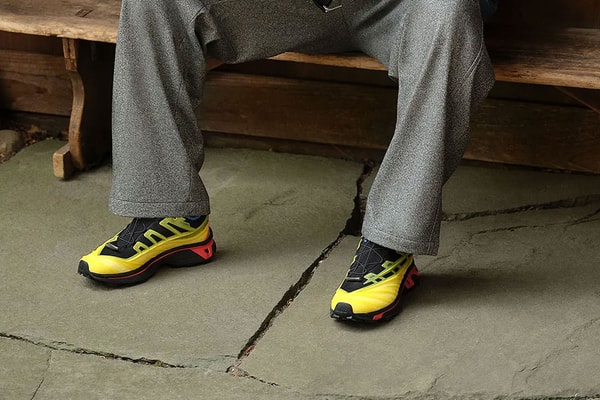 Kith and Salomon Debut the All-New XT-EVO Silhouette two new colorways black/yellow/red/blue grey/purple