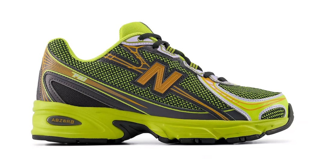 New Balance 740 Surfaces in Vibrant "Green/Orange" Palette