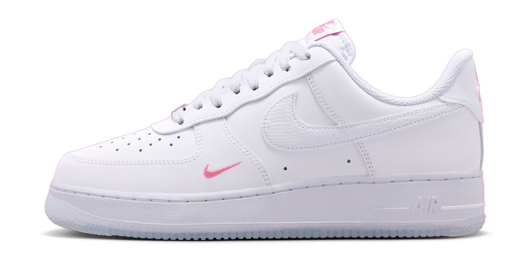 Nike Air Force 1 Low "White Lotus" Features Reptile Textures and Icy Soles
