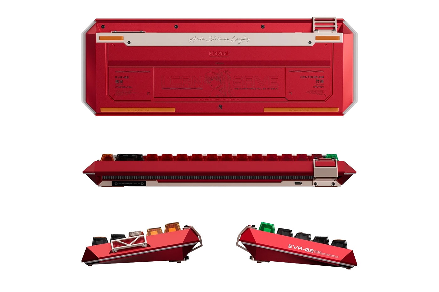 Neon Genesis Evangelion MelGeek Centauri 60 Asuka Edition Keyboard Release Info