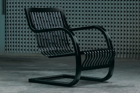 WILDSIDE Yohji Yamamoto and Mitsukoshi Seisakusho Reimagine a 1937 "Bamboo Chair" in Lacquer Black