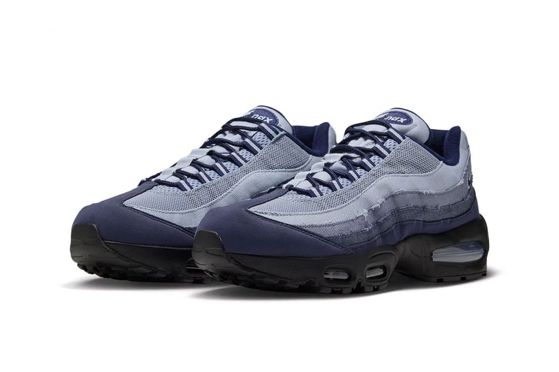 Nike Unveils the Air Max 95 "Ashen Slate" With Gradient Denim Panels release info Ashen Slate/Midnight Navy/Light Armory Blue IX0347-451