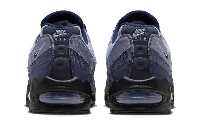 Nike Unveils the Air Max 95 "Ashen Slate" With Gradient Denim Panels release info Ashen Slate/Midnight Navy/Light Armory Blue IX0347-451
