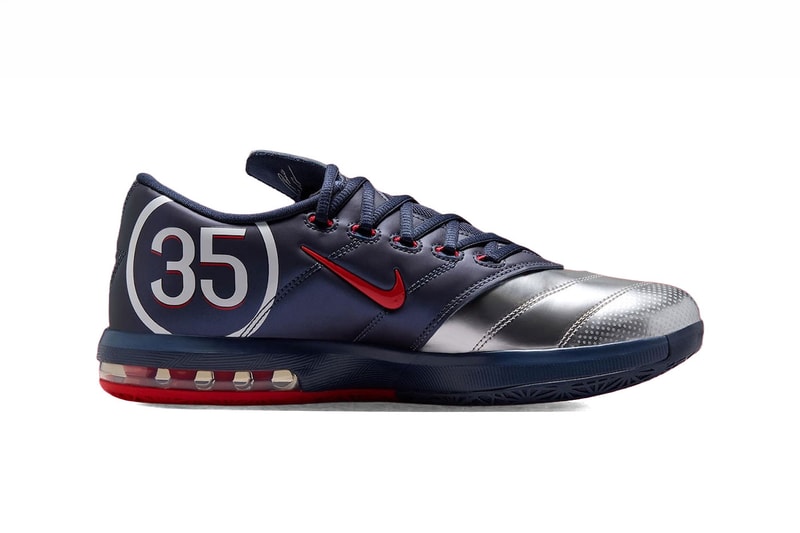 PSG x Nike KD 6 "Metallic Silver" Release Info Metallic Silver/Global Red-White-College Navy IU0593-001