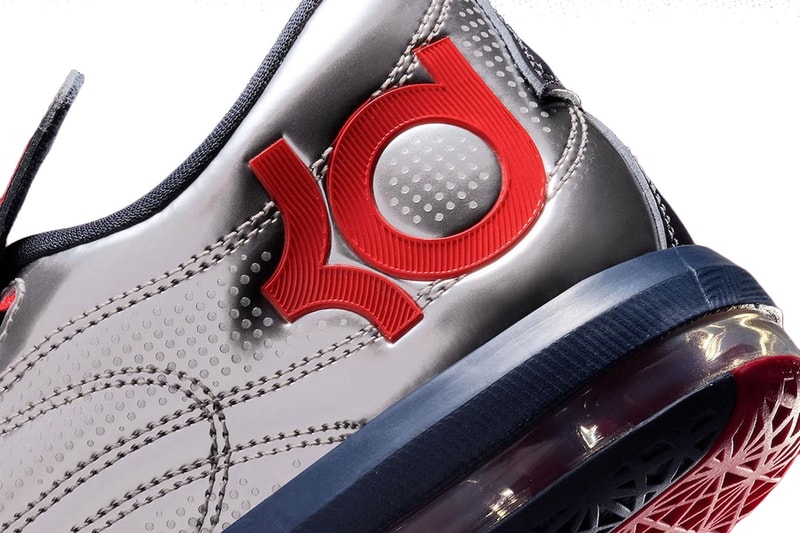 PSG x Nike KD 6 "Metallic Silver" Release Info Metallic Silver/Global Red-White-College Navy IU0593-001