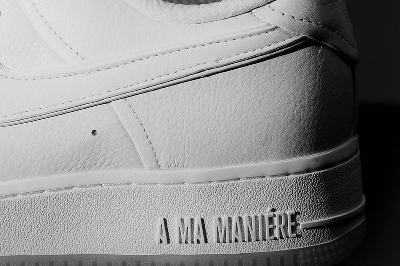 A Ma Maniére x Nike Air Force 1 Low “White On White” Release Info HF4084-100