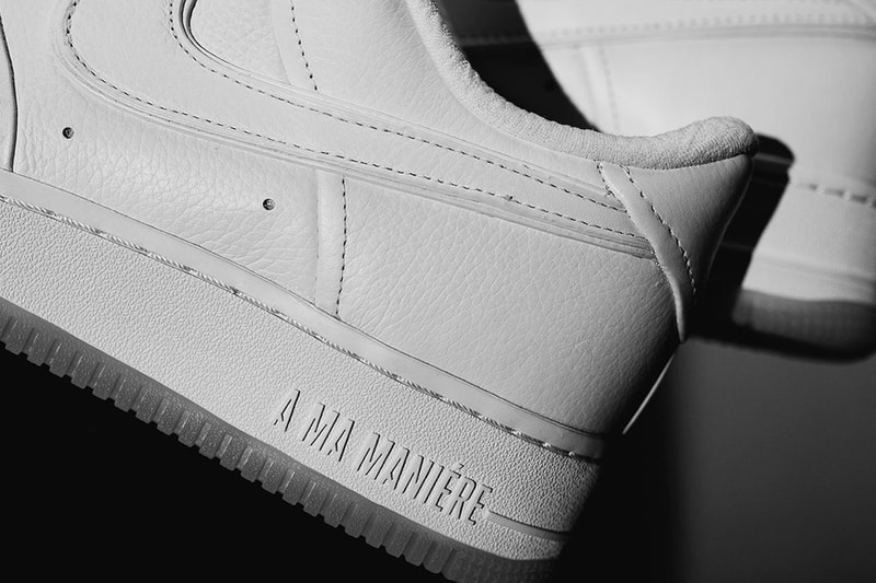 A Ma Maniére x Nike Air Force 1 Low “White On White” Release Info HF4084-100