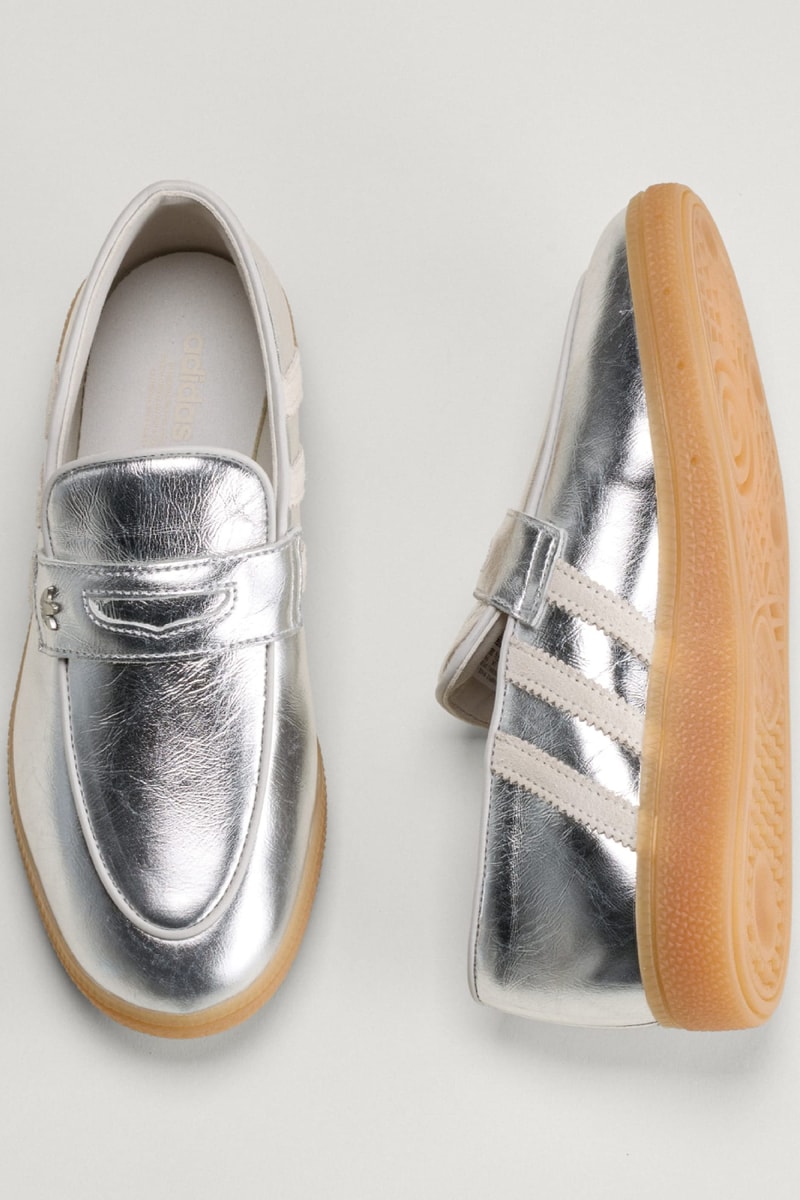 FREAKS STORE adidas Originals Handball Spezial Loafer Metallic Silver KK2787 Release Info