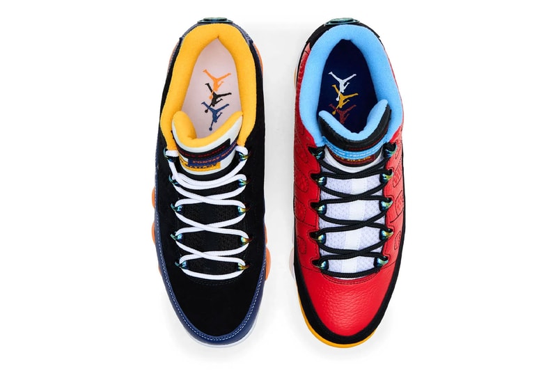 Air Jordan 9 Low "What The Kilroy" Release Info Black/Deep Royal Blue-White-Challenge Red michael jordan alter egos