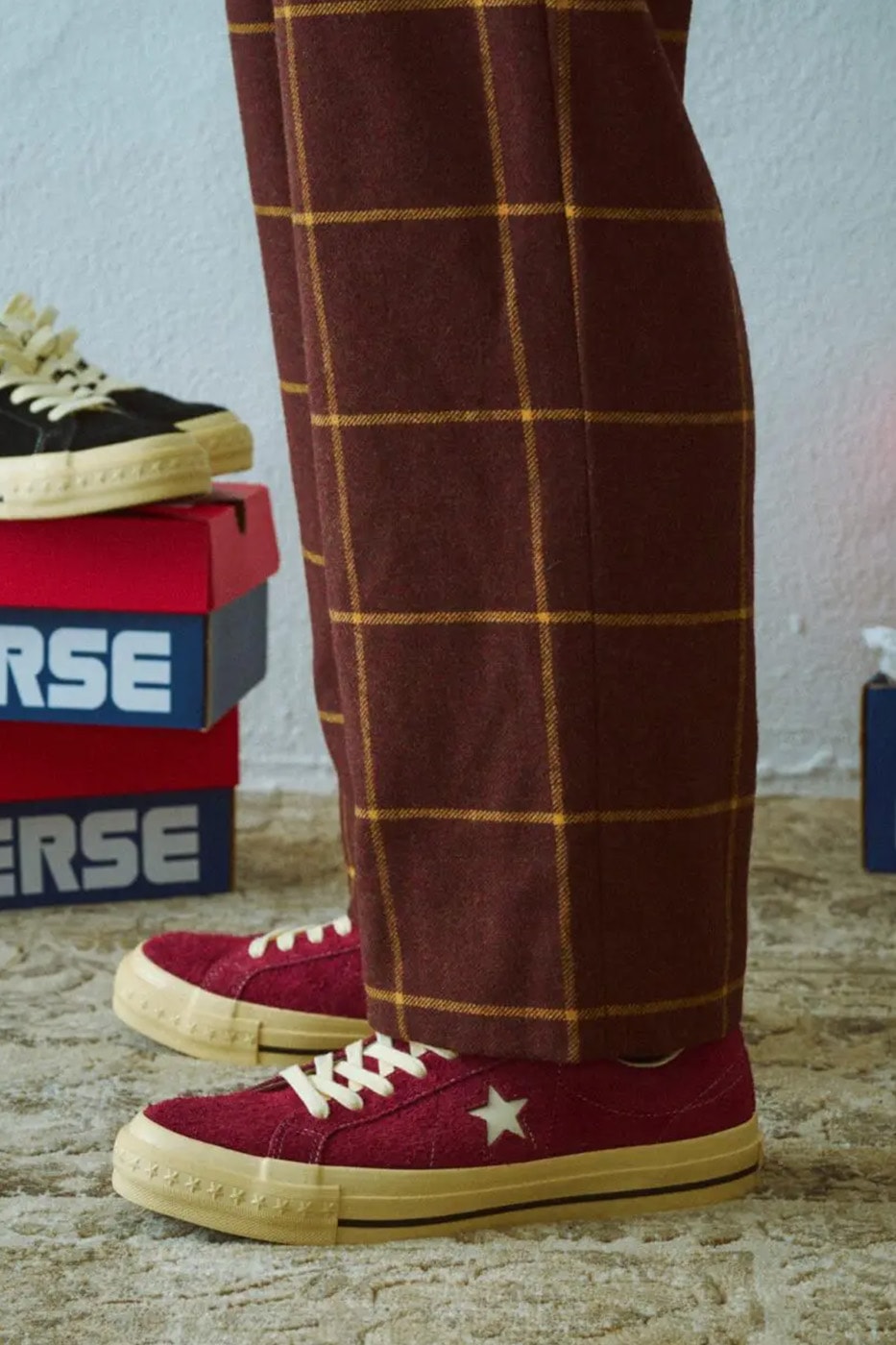 Converse One Star Aged Suede AG Burgundy 33703200 Black 33703201 Release Info