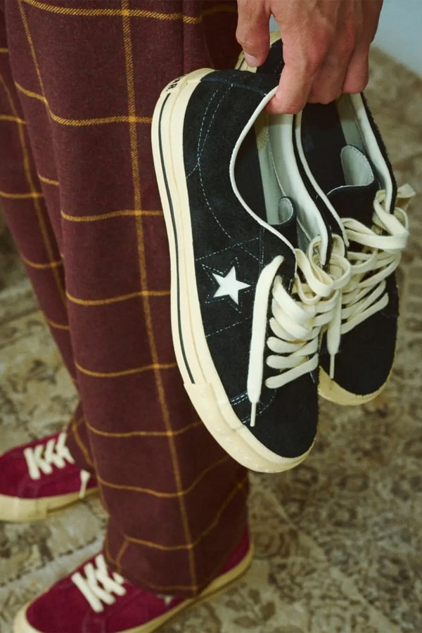 Converse One Star Aged Suede AG Burgundy 33703200 Black 33703201 Release Info
