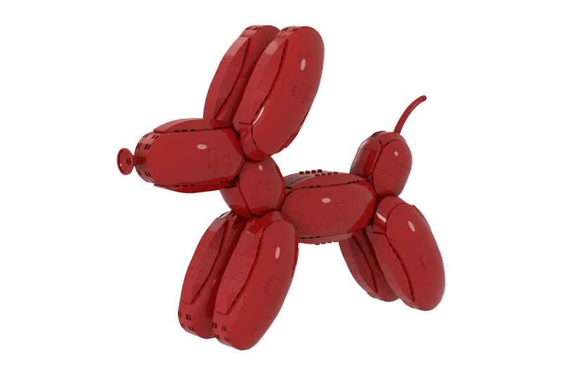 A LEGO Ideas Fan Build Recreates Jeff Koons' Iconic 'Balloon Dog' in 1,026 Bricks
