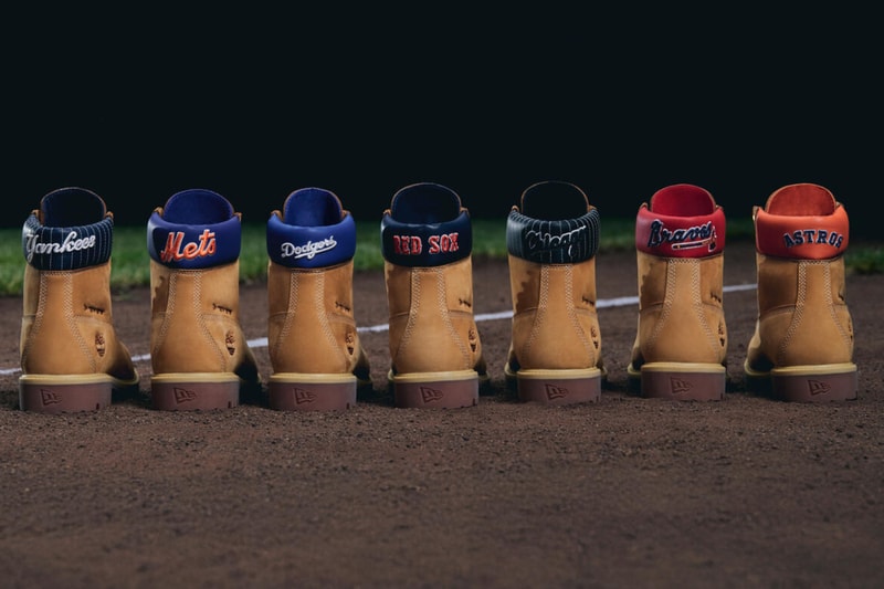 Timberland New Era Limited-Edition MLB Collection 19TWENTY 59FIFTY 6-Inch Boot Atlanta Braves, Boston Red Sox Chicago White Sox Houston Astros Los Angeles Dodgerso New York Mets New York Yankees Release Info