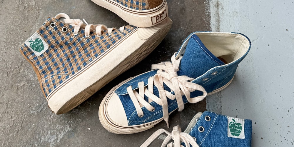 Story mfg and PF Flyers Rebuild the All-American High-Top Around Handwoven, Naturally Dyed Cloth