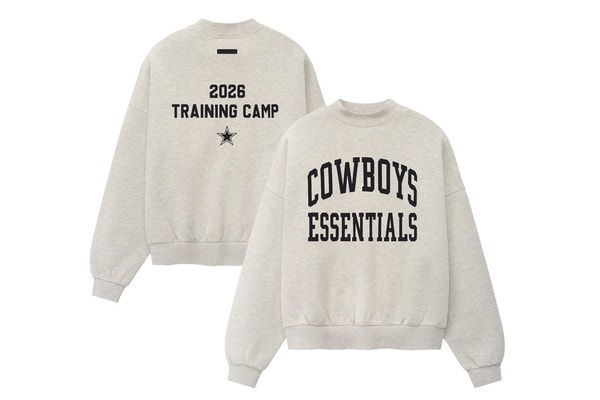 Dallas Cowboys and Fear of God Essentials Launch Training Camp Collection collaboration nfl jerry lorenzo