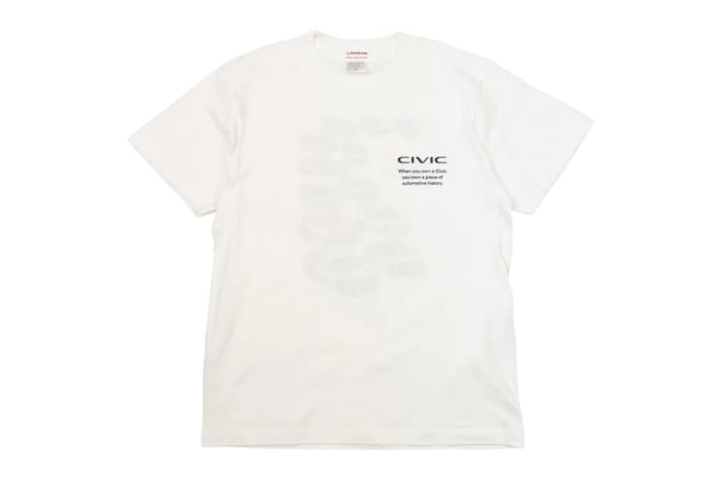 Honda's "Civic History" T-Shirt Turns an Enthusiast Icon Into Heavyweight Cotton