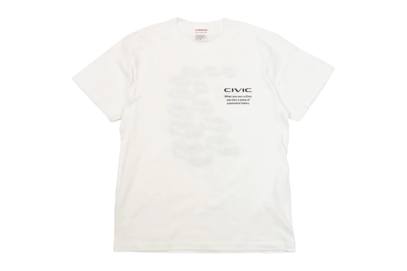 Honda motors Civic History T-Shirt Release Info