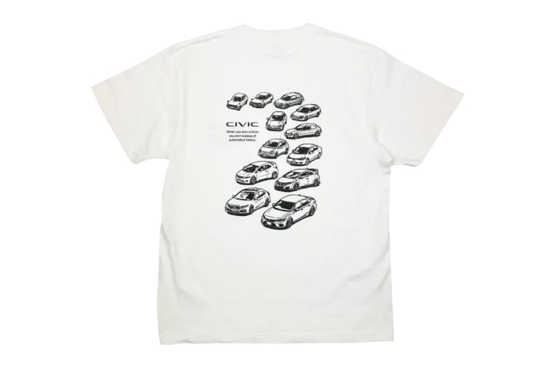 Honda motors Civic History T-Shirt Release Info