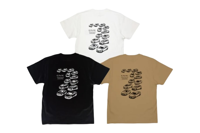 Honda motors Civic History T-Shirt Release Info