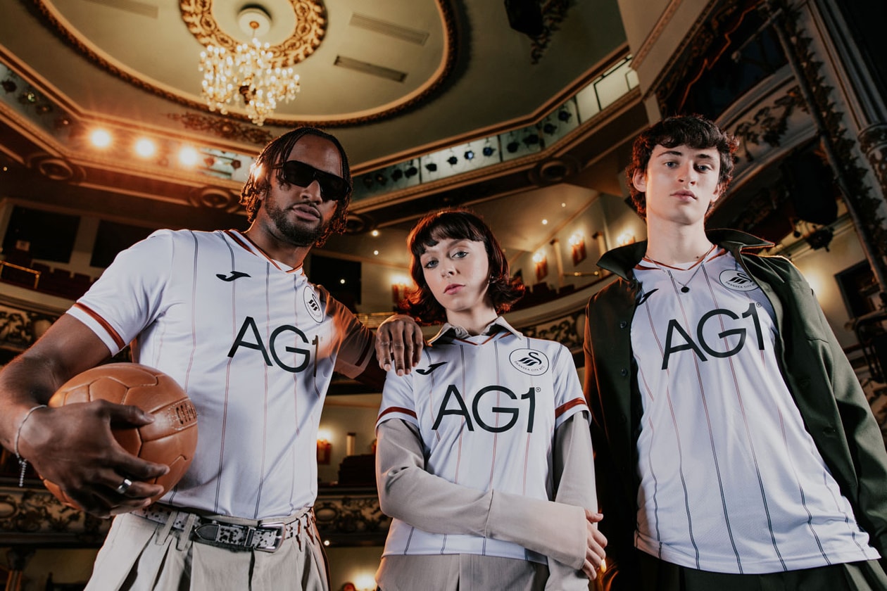 ag1 swansea city afc partnership front of shirt jersey wellness health supplement sponsor football matchday kits 2026 2027 championship club