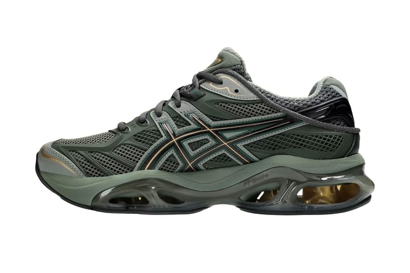 ASICS が GEL-Kinetic 2.0 シリーズにアース調の「Olive Green」バリエーションを追加