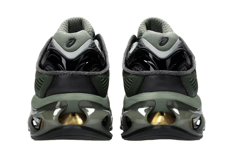 ASICS GEL-Kinetic 2.0 “Olive Green” Obsidian Grey/Olive Canvas 1203A678-025 Official Images Release Info
