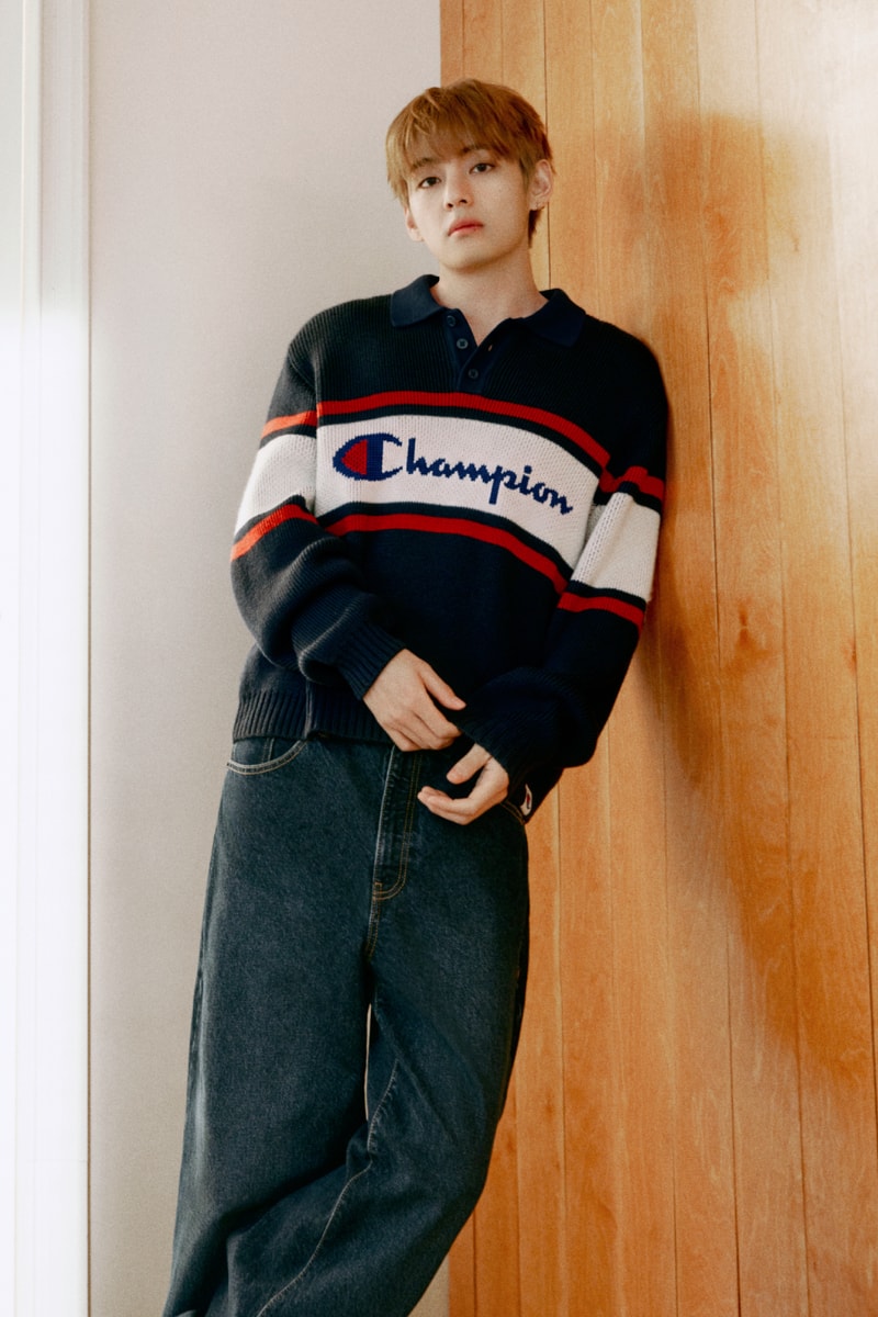 Champion Global Partnership V Kim Taehyung BTS Campaign Info