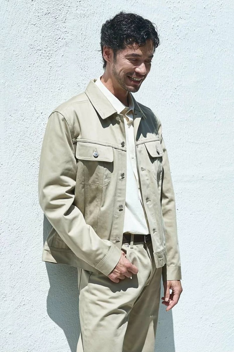 EDIFICE A.P.C. Satin Jacket Satin Jean Exclusive Release Info 