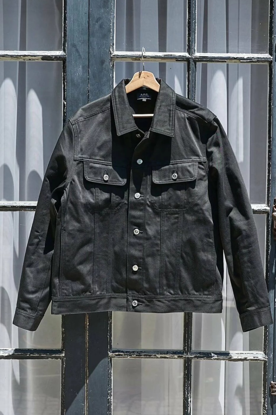 EDIFICE A.P.C. Satin Jacket Satin Jean Exclusive Release Info 