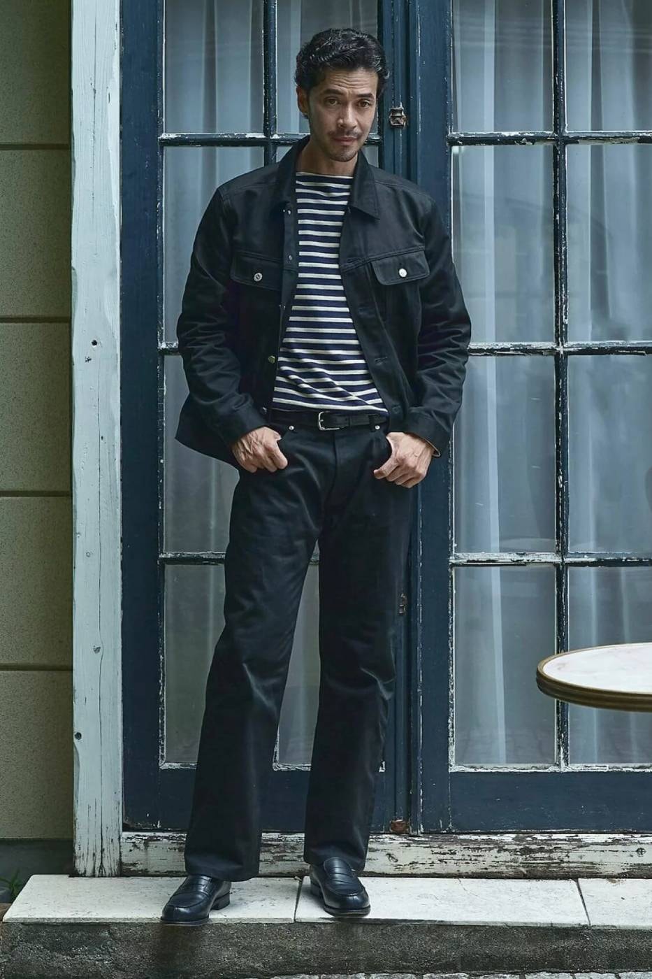 EDIFICE A.P.C. Satin Jacket Satin Jean Exclusive Release Info 