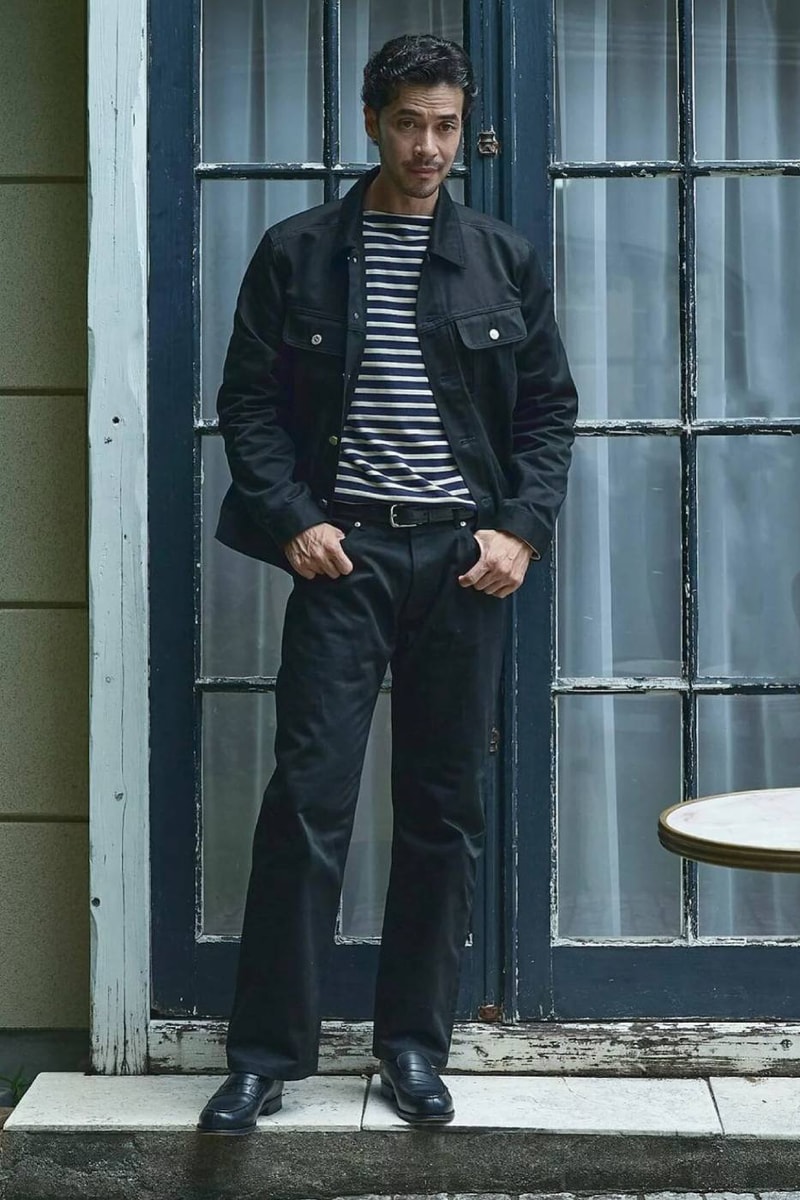 EDIFICE A.P.C. Satin Jacket Satin Jean Exclusive Release Info 
