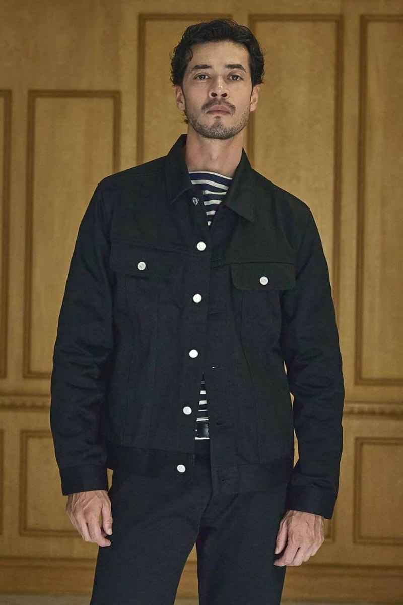EDIFICE A.P.C. Satin Jacket Satin Jean Exclusive Release Info 