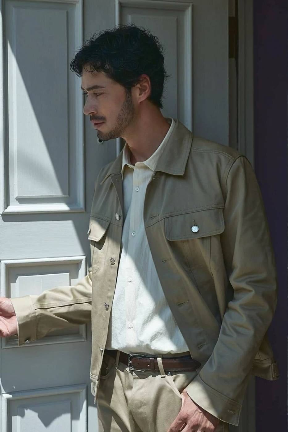 EDIFICE A.P.C. Satin Jacket Satin Jean Exclusive Release Info 