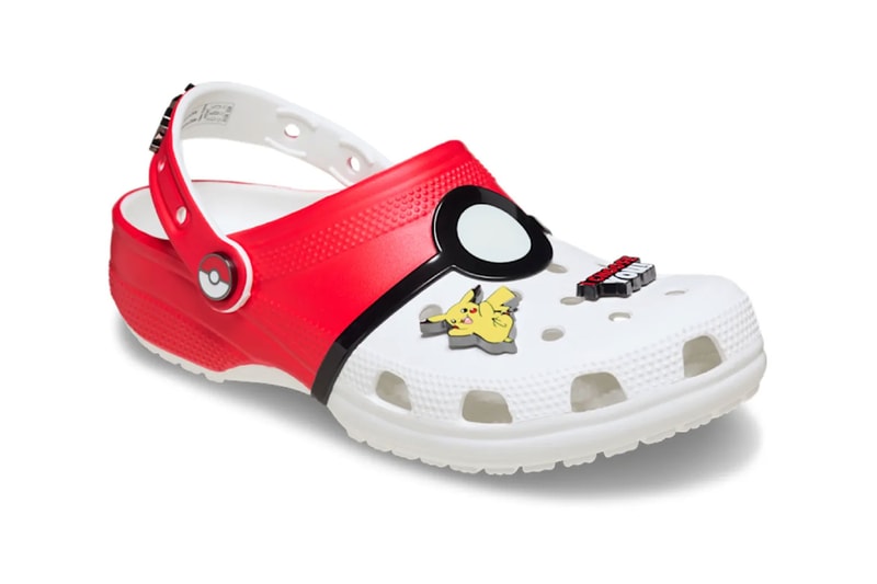 Pokémon x Crocs Classic Clog "Poké Ball" Release Info 212064-90H collaboration release date jibbitz