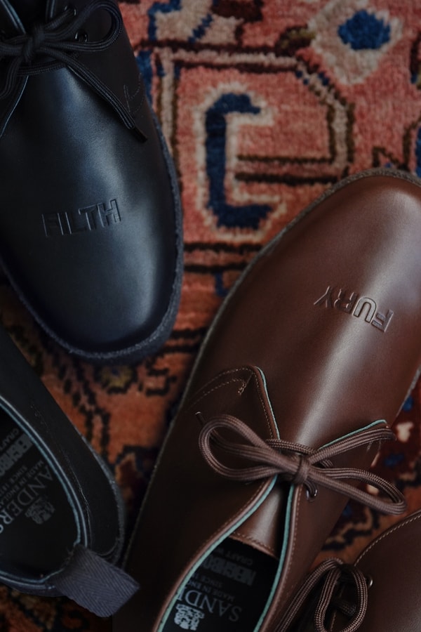 NEIGHBORHOOD Sanders Brit Chukka Boot Shoe Brown Black 261GLSDN-FW01S Collaboration Release Info