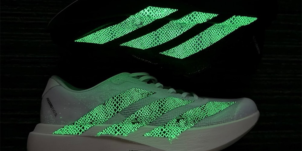 atmos Applies a Glow-in-the-Dark Finish to the adidas Adizero Evo SL