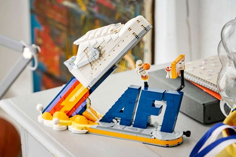 LEGO and Nike Unveil the Air Force 1 Space-Themed Building Set