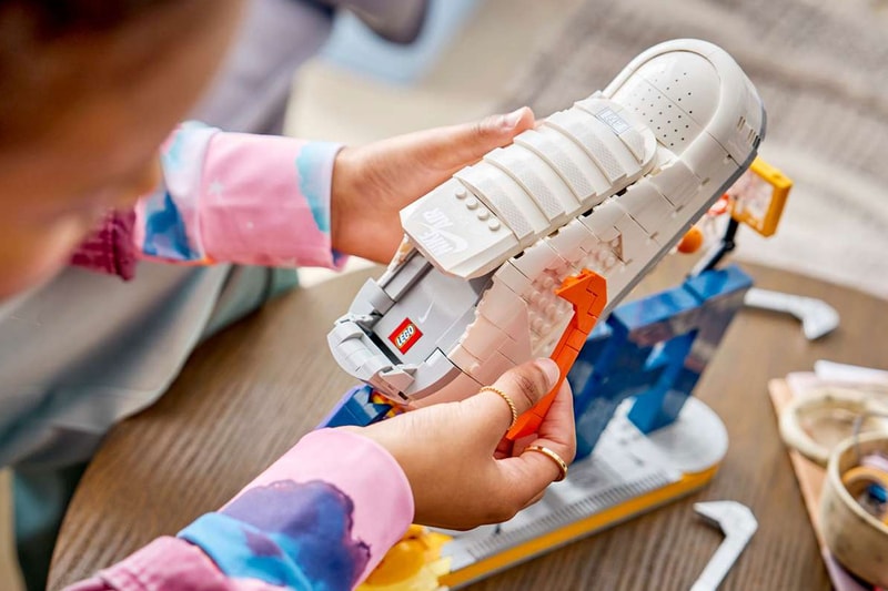 LEGO and Nike Unveil the Air Force 1 Space-Themed Building Set low af1 sneaker basketball collaboration