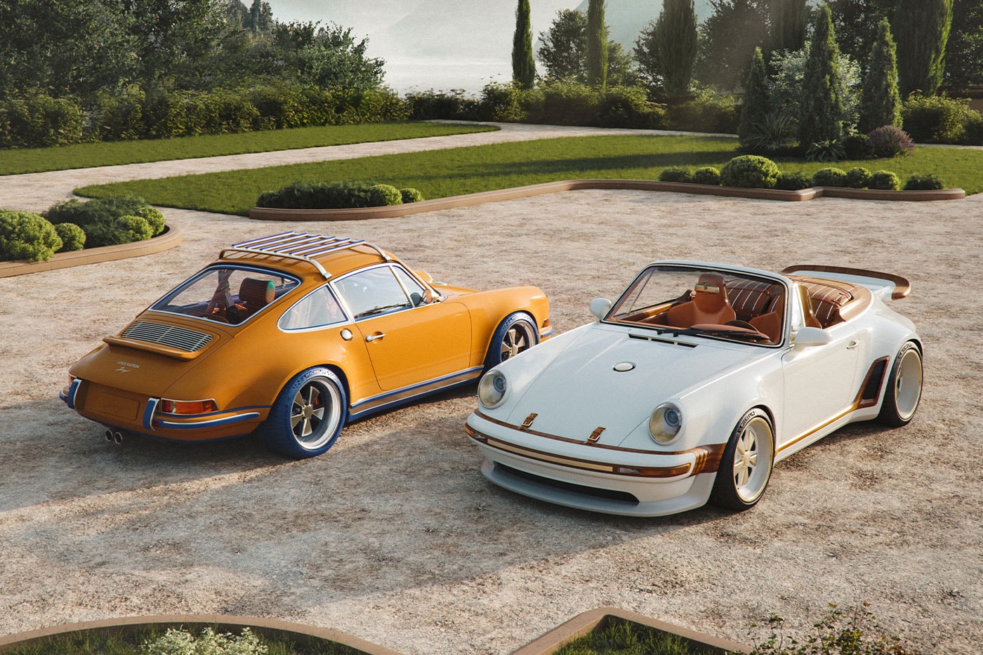Louis Vuitton and Singer Unveil Two Bespoke Porsche 911 Restorations