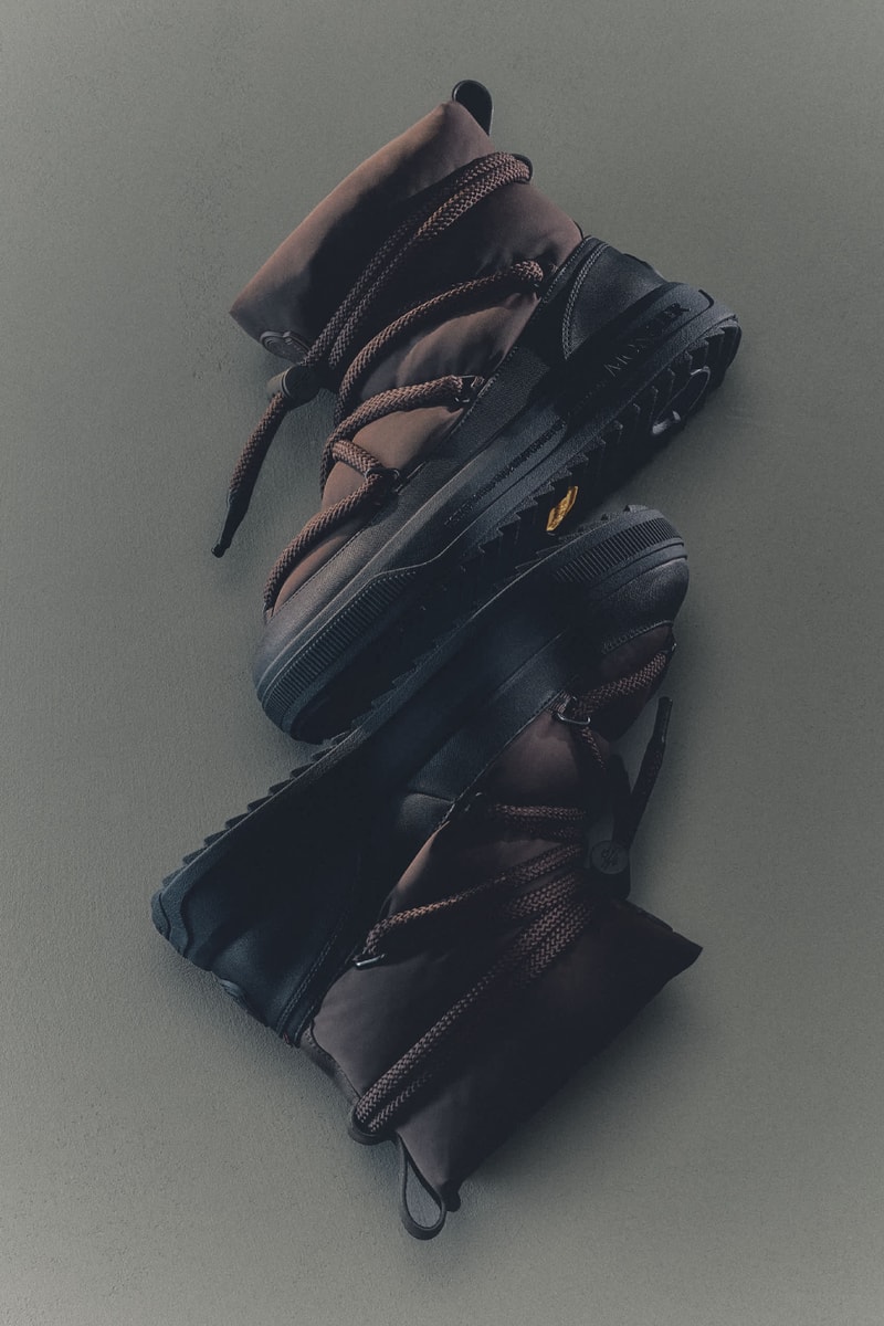 Moncler Fall/Winter 2026 Footwear Collection Info Moncler + Clarks Originals Trailgrip Wallabee GTX Moncler + Rick Owens Trailgrip Megalace Moon Boot x Moncler Grenoble Icon High Rodeo Trailgrip GTX Trailgrip Lite3 Trailgrip Apex GTX Vera Edge Trailgrip Craft Vera Pulse Peak Snowcap Peak Après Moncler Altive Mid
