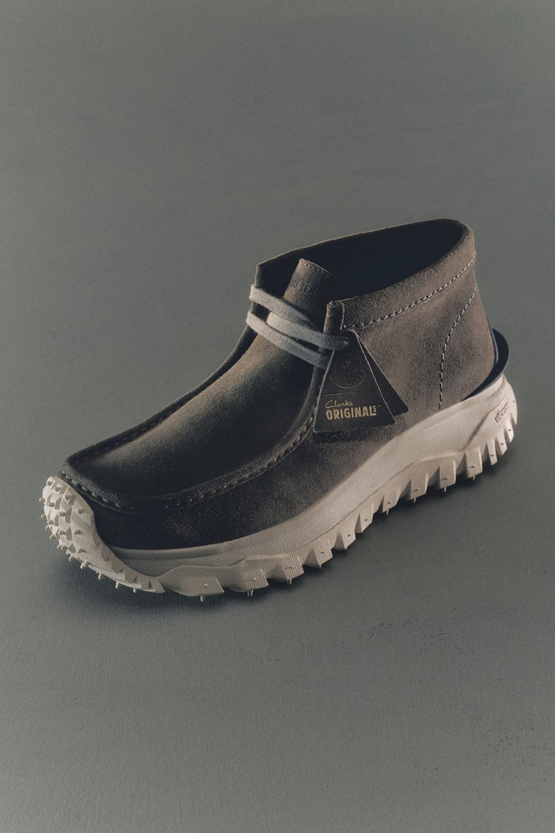 Moncler Fall/Winter 2026 Footwear Collection Info Moncler + Clarks Originals Trailgrip Wallabee GTX Moncler + Rick Owens Trailgrip Megalace Moon Boot x Moncler Grenoble Icon High Rodeo Trailgrip GTX Trailgrip Lite3 Trailgrip Apex GTX Vera Edge Trailgrip Craft Vera Pulse Peak Snowcap Peak Après Moncler Altive Mid