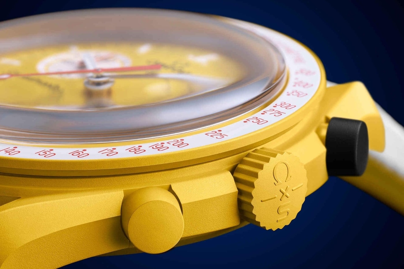 OMEGA Swatch MoonSwatch Mission to the Sun - Solar Eclipse SSX01J100-1 Spain Exclusive One Day Only Release