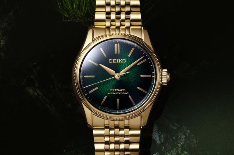 Seiko and TRADMAN’S BONSAI Recreate the Texture of Aged Pine Bark on a Presage Dial