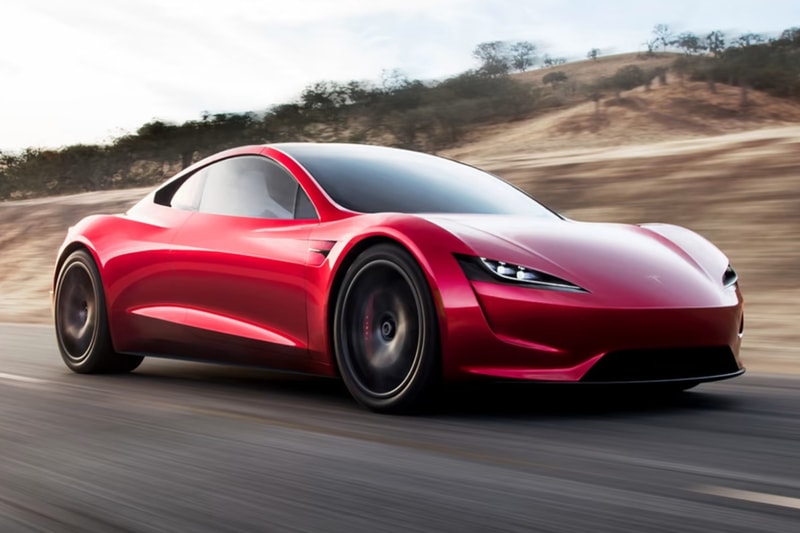 Tesla Roadster next-generation electric hypercar concept with delayed SpaceX A71 thruster package
