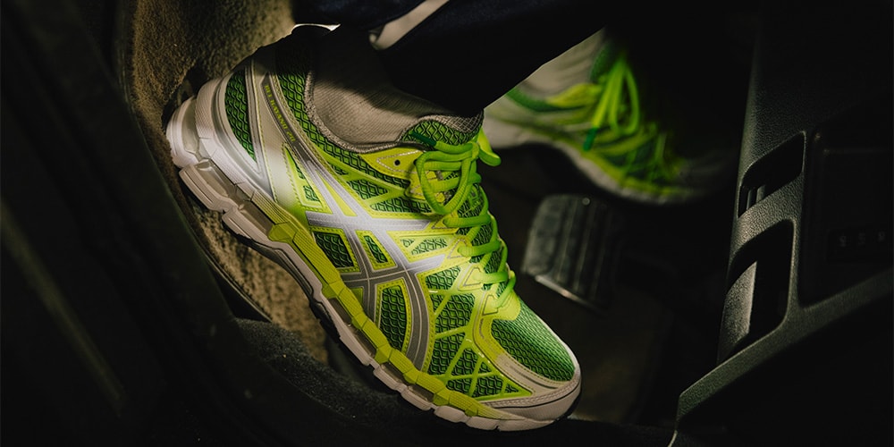 UP THERE and ASICS Go Fluo With the GEL-KAYANO 20 “Safety Yellow”